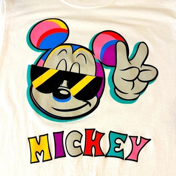 Disney + Neff Collection Mickey Mouse Short Sleeve T-shirt Size Small. - Picture 2 of 8